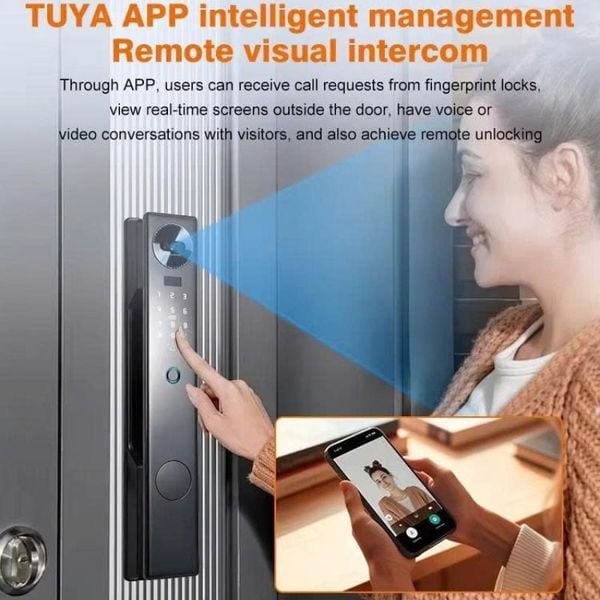 Khóa 3D FACE ID Mở bằng Khuôn mặt WIKI WK-F999 7